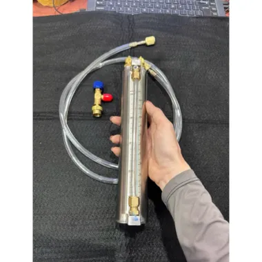 Bình chiết gas inox chuyên dụng nạp gas tủ lạnh với 3 loại gas thông dụng r600a-r134a-r290